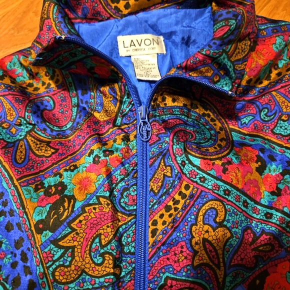 Beautiful women's vintage windbreaker - Picture 3 of 4
